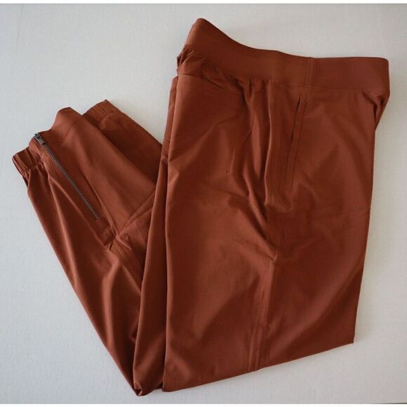 Athleta 533443-05 Women's Sz 8 Brown Brooklyn Heights Hi-Rise Jogger Pants - Picture 9 of 12